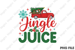 Jingle Juice Christmas Sublimation Design Product Image 2