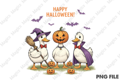 Happy Halloween Goose PNG, Halloween Product Image 1
