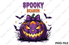 Spooky Season Png, Retro Halloween Png Product Image 1