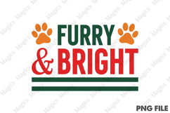 Furry Bright Christmas Sublimation Design Product Image 1