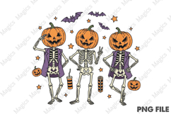 Dancing Skeleton Png, Halloween Png Product Image 1