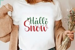 Hallo Snow| Christmas SVG Design Product Image 2
