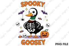 Spookey Goosey Png, Halloween Goose Png Product Image 1