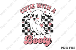 Cutie With a Booty Png Funny Halloween Product Image 1