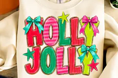 Funny Christmas PNG, Coquette Merry Christmas PNG, Christmas Product Image 2