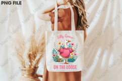 Silly Goose in Pink Sweater PNG Product Image 2
