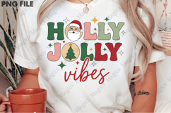 Holly Jolly Vibes Retro Christmas Sublimation Product Image 2