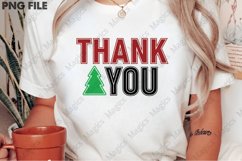 Thank You Christmas Sublimation Design Product Image 2