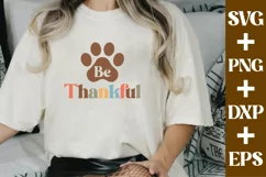 Be Thankful - Thanksgiving Dog Bandana svg - Dog Bandana svg Product Image 3