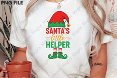 Santas Little Helper Phrase Christmas Baby Product Image 2