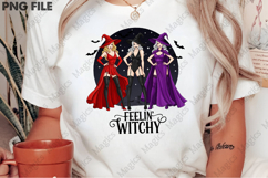 Feelin Witchy Png, Retro Halloween Png Product Image 2