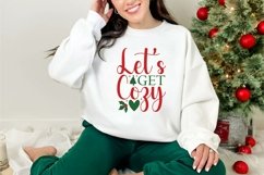 Let s Get Cozy| Christmas SVG Design Product Image 2
