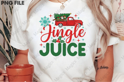 Jingle Juice Christmas Sublimation Design Product Image 1