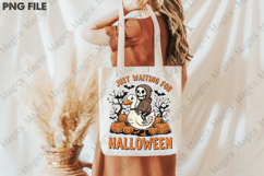 Just Waiting for Halloween Sublimation Product Image 2