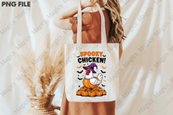 Spooky Chicken Halloween PNG Product Image 1