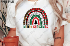 Plaid Christmas Tree Rainbow Winter Leopard Product Image 2