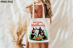 Waiting for Halloween Png, Halloween Girly png Product Image 3