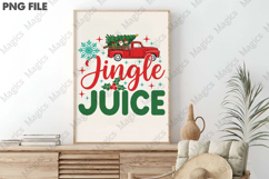 Jingle Juice Christmas Sublimation Design Product Image 3
