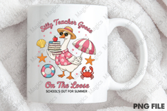 Summer Teacher Goose PNG Clipart Product Image 3