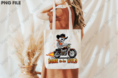 Bone to Be Wild PNG, Funny Halloween Skeleton Png, Product Image 3