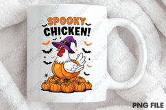 Spooky Chicken Halloween PNG Product Image 3