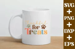 Thankful For Treats - Thanksgiving Dog Bandana svg Product Image 3