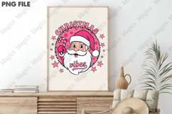Christmas Vibes Print Template Black Santa Product Image 3