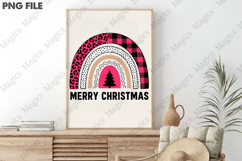 Plaid Christmas Tree Rainbow Winter Leopard Product Image 3