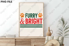 Furry Bright Christmas Sublimation Design Product Image 3