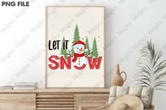 Let Snow Snowman Snowflake Merry Christmas Product Image 3