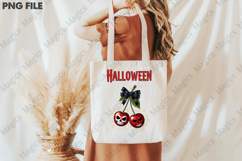 Halloween Cherry Skull PNG, Spooky Cherries Png Product Image 3