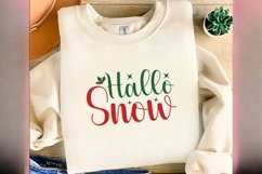 Hallo Snow| Christmas SVG Design Product Image 4