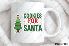 Cookies Santa Christmas Sublimation Design Product Image 4