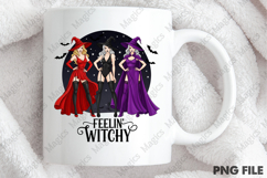Feelin Witchy Png, Retro Halloween Png Product Image 4