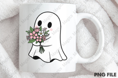 Ghosh Flower PNG Retro Floral Ghost Product Image 3