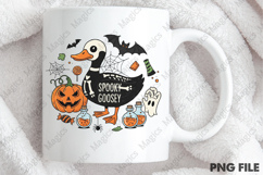 Spooky Goose PNG, Funny Halloween Goose Product Image 3