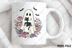 Ghost And Cat Png Cute Cats Halloween Product Image 3