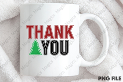 Thank You Christmas Sublimation Design Product Image 4