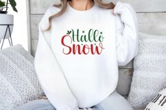 Hallo Snow| Christmas SVG Design Product Image 1