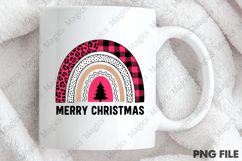 Plaid Christmas Tree Rainbow Winter Leopard Product Image 4