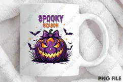 Spooky Season Png, Retro Halloween Png Product Image 4