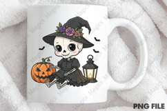 Cute Halloween skeletons PNG Product Image 3