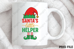 Santas Little Helper Phrase Christmas Baby Product Image 4