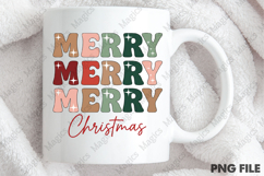 Merry Christmas Retro Sublimation Design Product Image 4