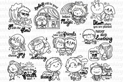 Motivational Quote Clipart - Motivation Clip Art Coloring Product Image 1