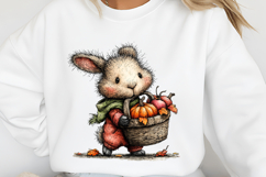 Whimsical Pink Autumn Fall Clipart Product Image 2