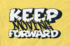 Jraot 3D Layered Graffiti Font Product Image 2