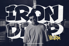 Jraot 3D Layered Graffiti Font Product Image 3