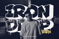 Jraot | 3D Layered Graffiti Webfont for Bold Urban Design Product Image 3
