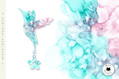 Hummingbird Laser Cut Earrings SVG | Animal Laser Cut Product Image 2